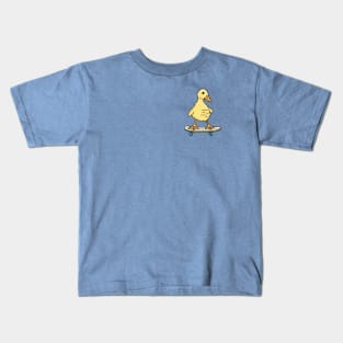 Cute Duck Pocket Patch Kids T-Shirt